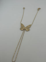 Petite Honeycomb Butterfly Hand Chain - Image 2