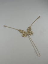 Butterfly Hand Chain – Honeycomb Texture - Image 2