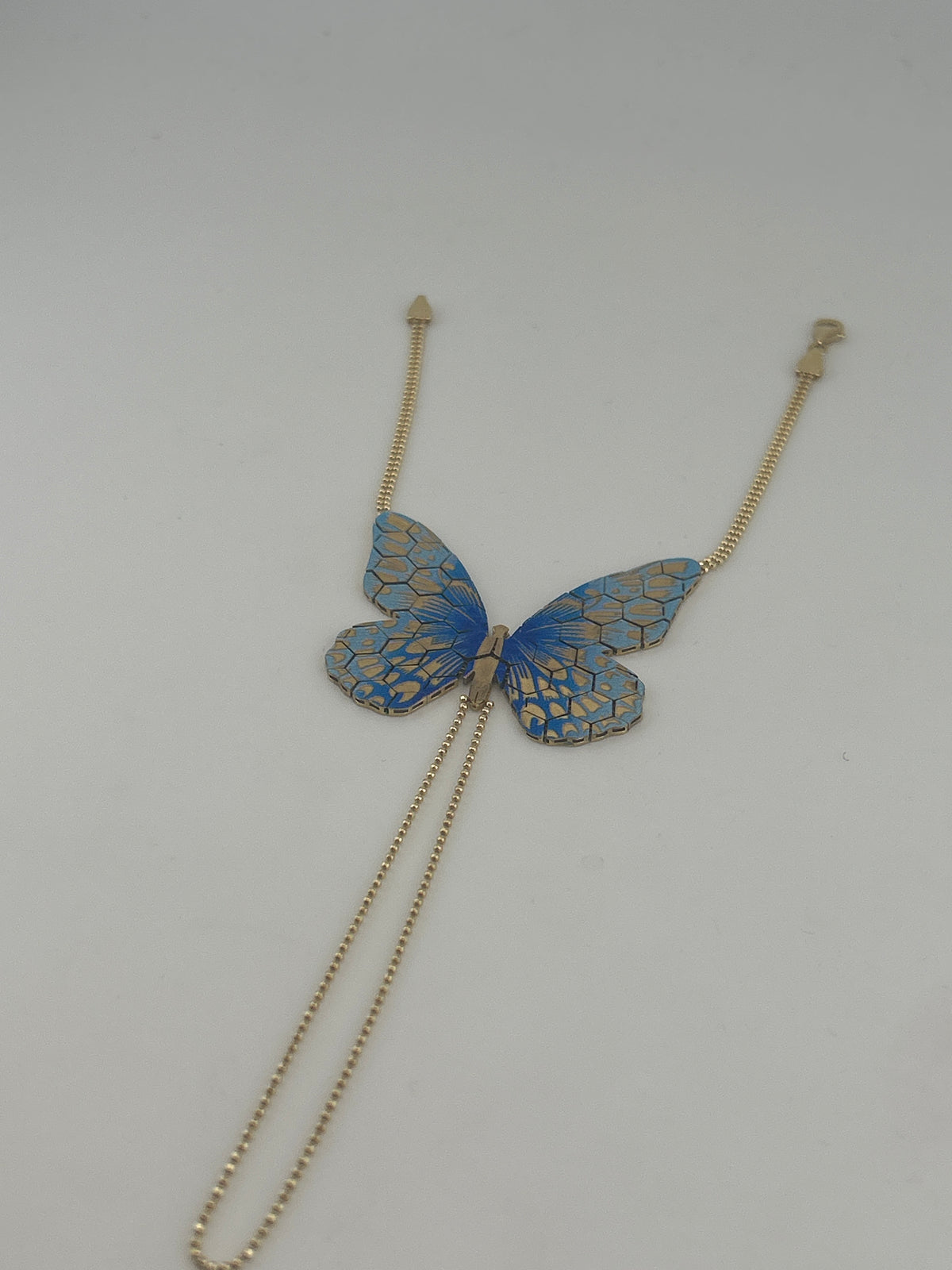 Blue Butterfly Hand Chain - Image 4