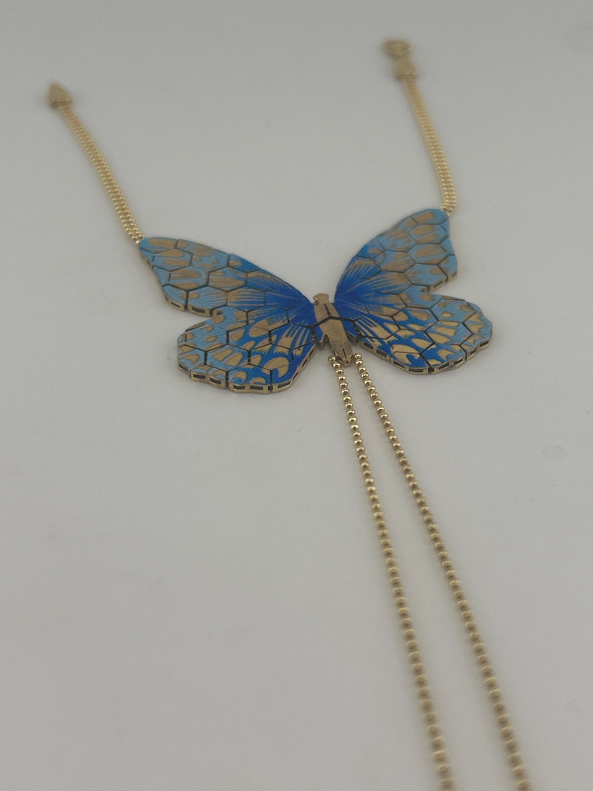 Blue Butterfly Hand Chain - Image 3