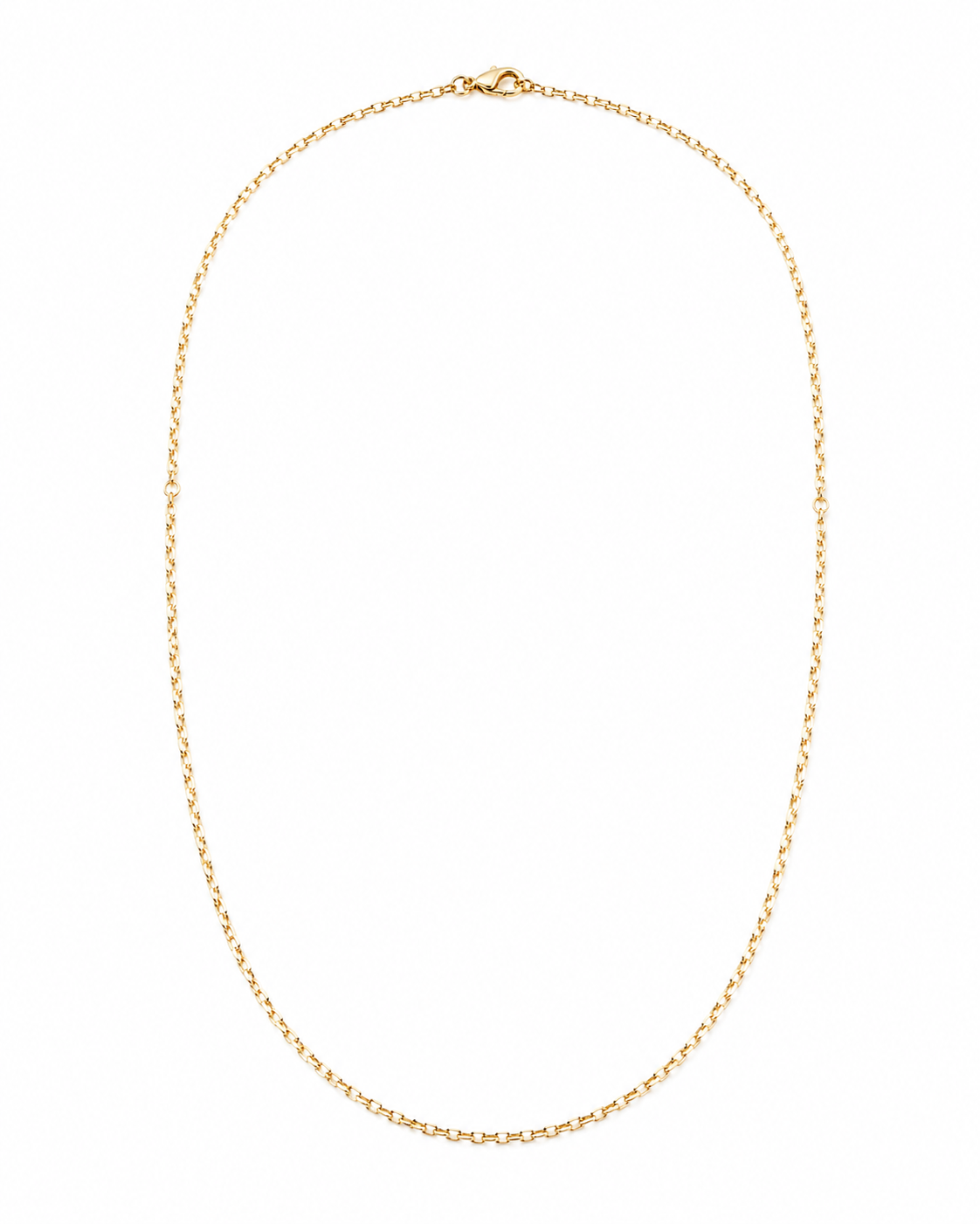Maillon — Dainty Rectangle Link Chain Necklace - Image 1