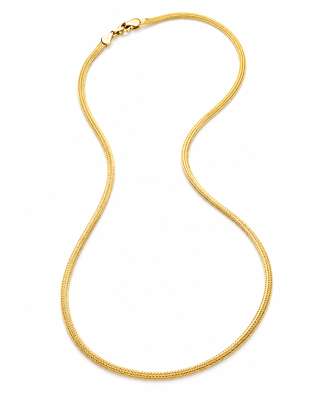 Tissé — Flat Mesh Chain Necklace - Image 1