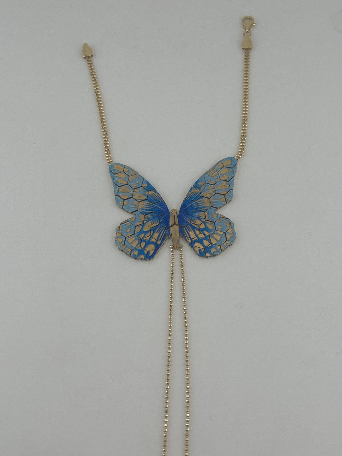 Blue Butterfly Hand Chain - Image 2