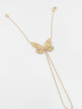 Petite Butterfly Hand Chain - Image 1