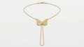 Petite Honeycomb Butterfly Hand Chain