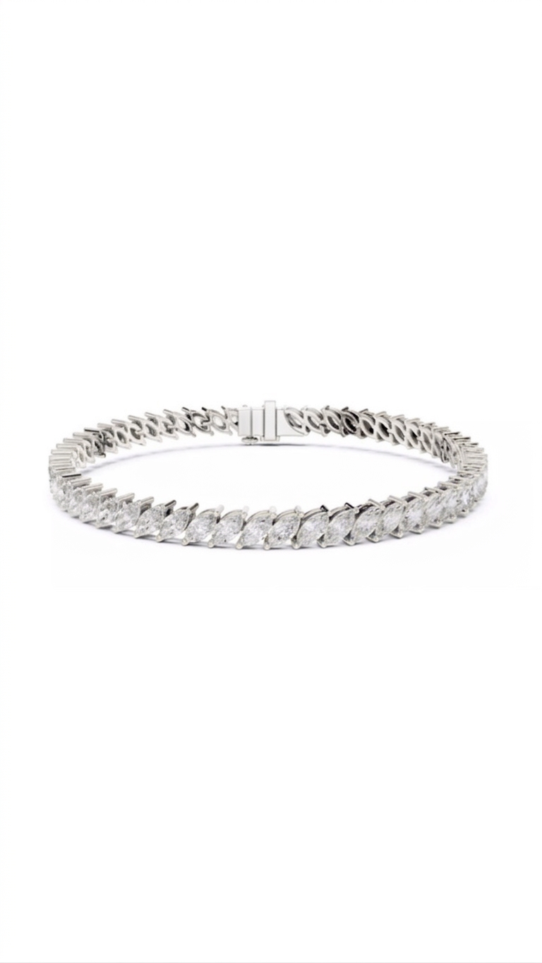 The Marquise Tennis Bracelet - Image 2