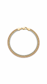 Trio — Tricolor Braided Bracelet - Image 1