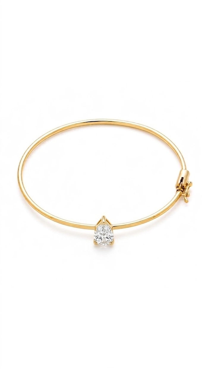 The Barely There Bangle Pear