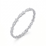 Multi-Shape Bezel Tennis Bracelet - Image 4