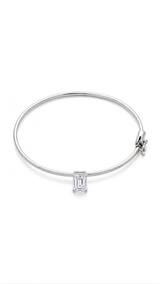 The Barely There Bangle Emerald - Image 2