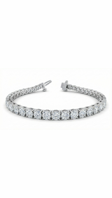 7 Carat Classic Diamond Tennis Bracelet - Image 2