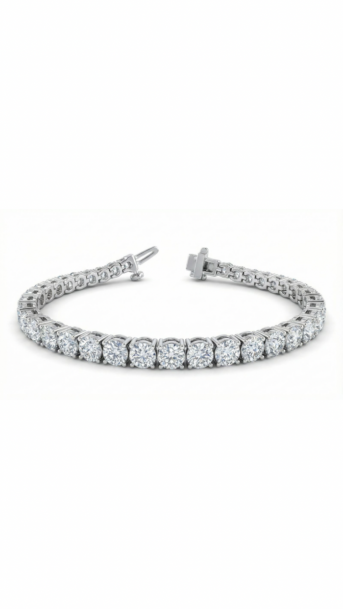 10 Carat Classic Diamond Tennis Bracelet