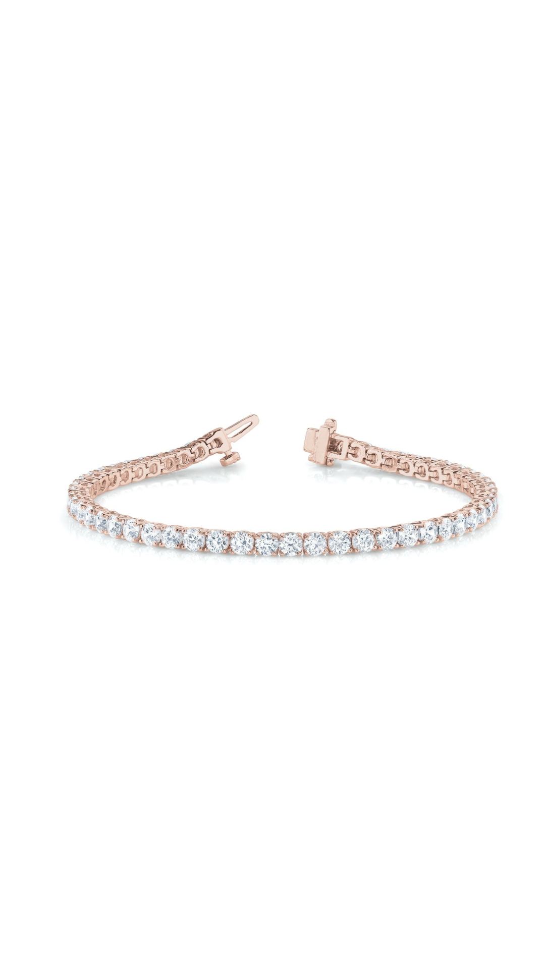 7 Carat Classic Diamond Tennis Bracelet - Image 3