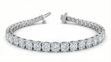 7 Carat Classic Diamond Tennis Bracelet - Image 4