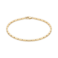 Gold Bar Link Bracelet