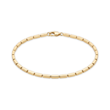Gold Bar Link Bracelet - Image 1
