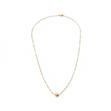 Perle — Gold Ball Station Necklace - Image 1