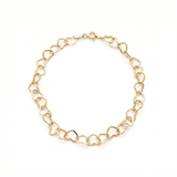 Cœur Bracelet - Heart Link Bracelet - Image 2